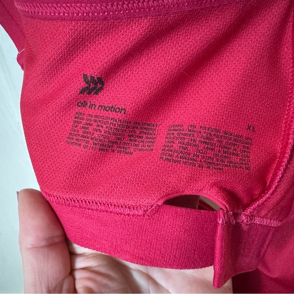 All in Motion Red Sports Bra Size XL - Picture 3 of 4